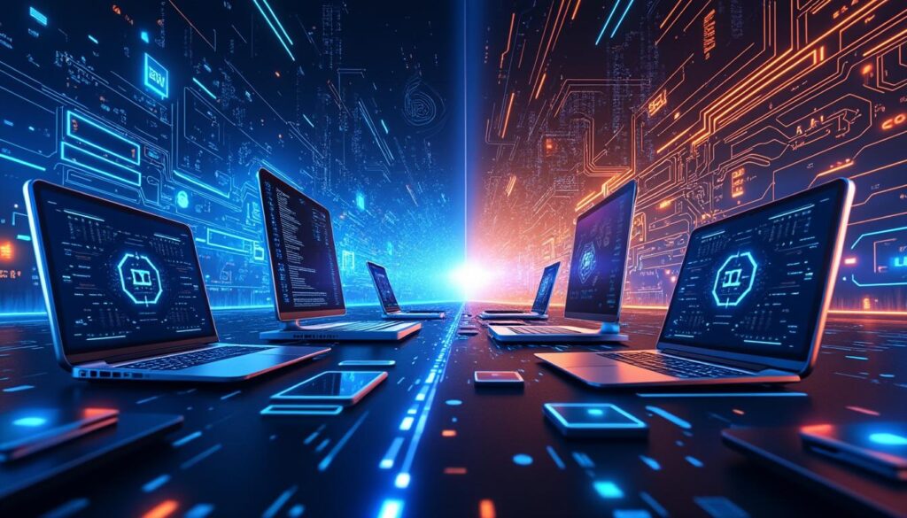 découvrez comment les processeurs arm redéfinissent le paysage technologique et représentent une menace croissante pour la domination des architectures x86 dans le domaine du hardware. explorez les avantages, les tendances du marché et l'impact de cette évolution sur l'industrie informatique.