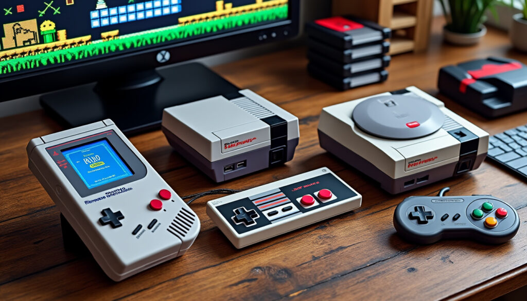 découvrez le top 5 des consoles rétro incontournables comme la game boy, la nes ou la megadrive. plongez dans l’histoire du jeu vidéo et retrouvez les machines qui ont marqué des générations de gamers !