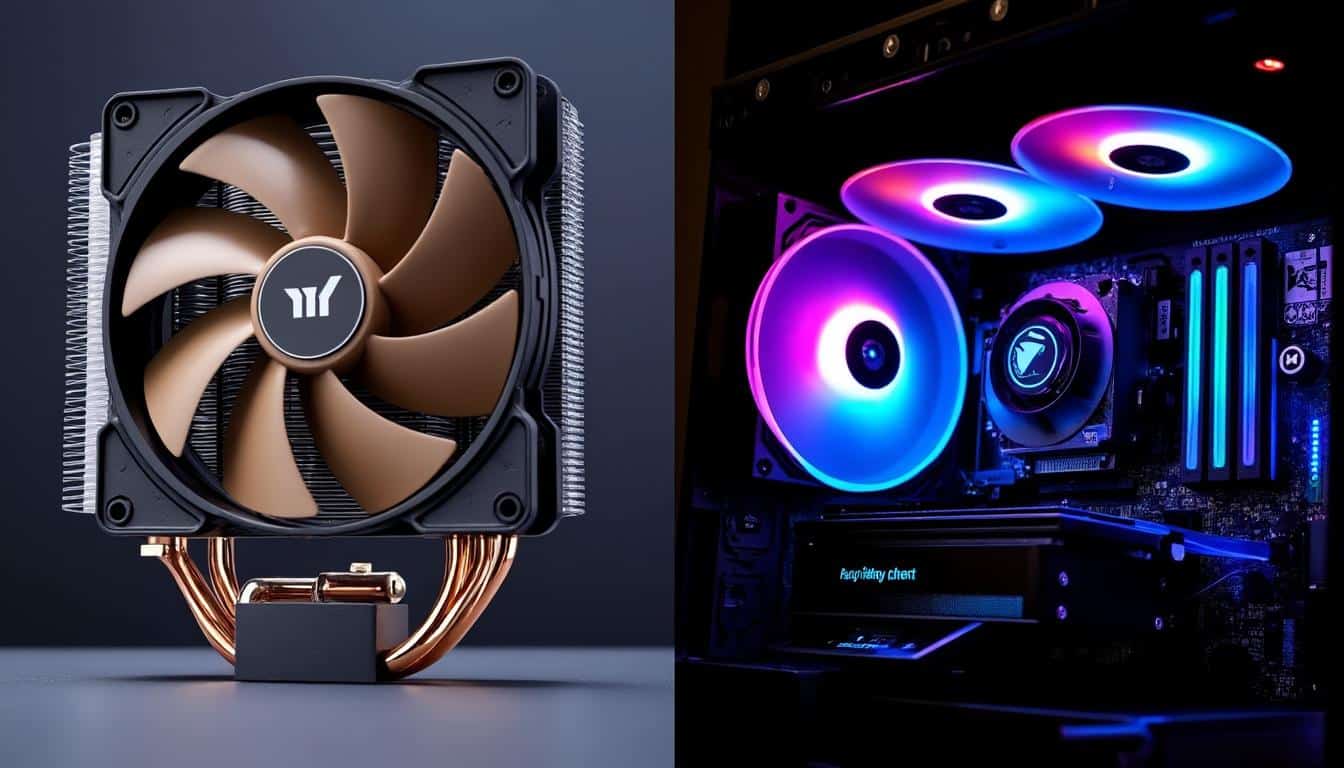 comparaison détaillée entre le refroidissement noctua et le aio nzxt : choisissez entre silence absolu et performances élevées pour votre pc.