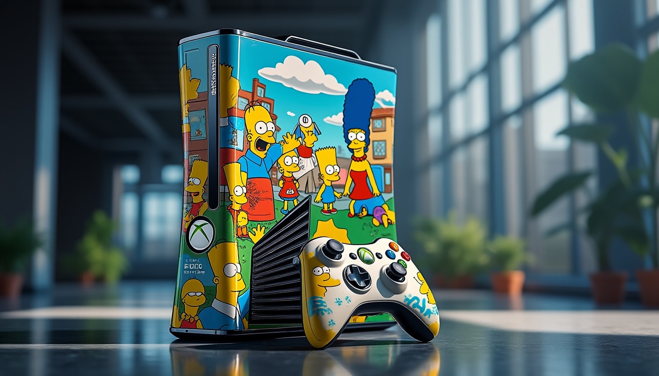 découvrez le prix de la xbox 360 simpsons edition, une console collector unique pour les fans des simpson et des jeux vidéo.