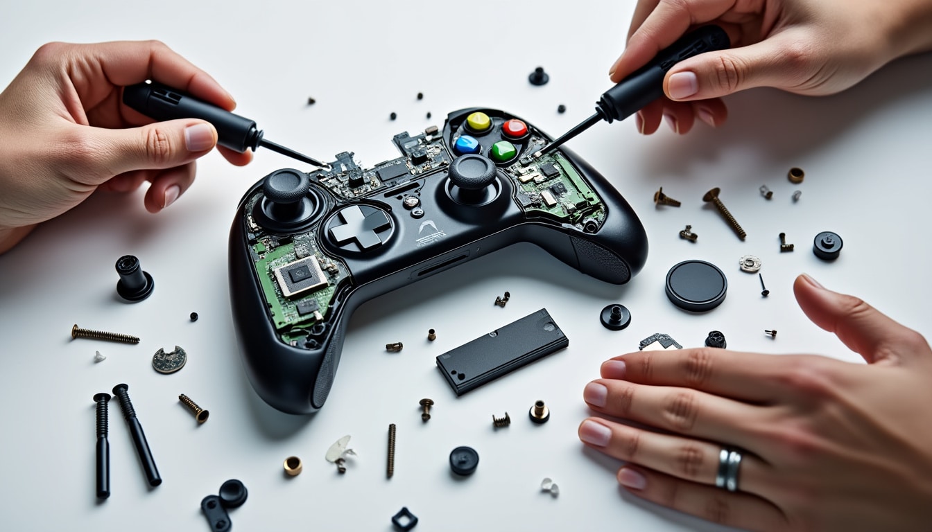 découvrez notre tutoriel pas à pas pour démonter facilement une manette xbox série x, avec des instructions claires et précises pour vous guider à chaque étape.